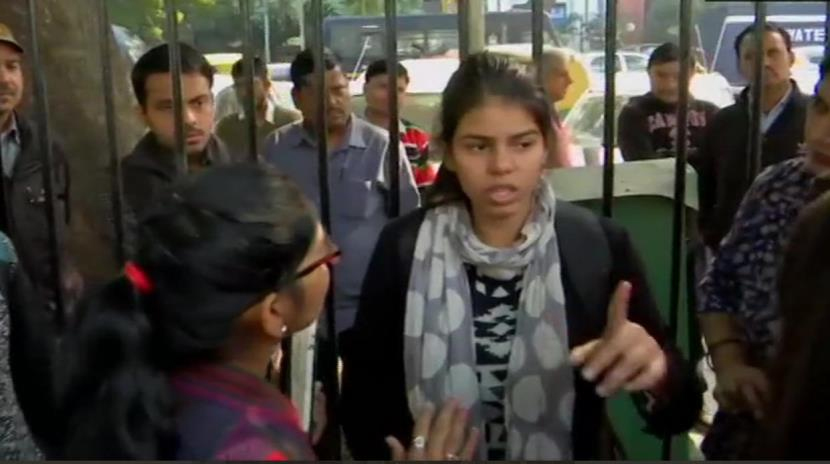 'Why I can't feel safe,' Teenage girl sits on solitary protest outside Parliament over crimes against women
