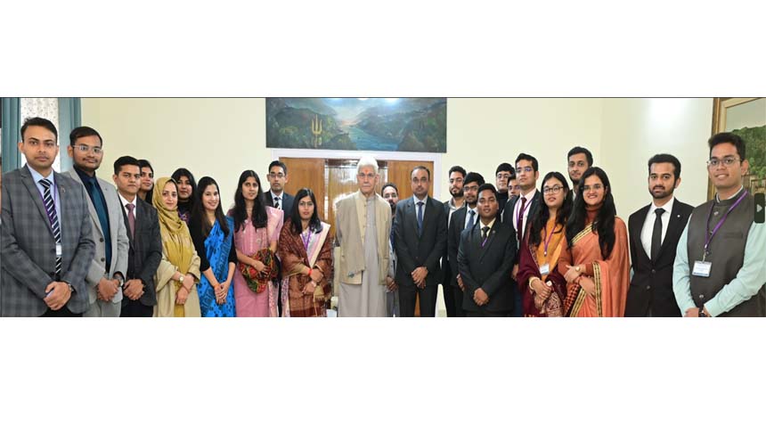 IAS Officer Trainees of 2024 Batch call on Lieutenant Governor