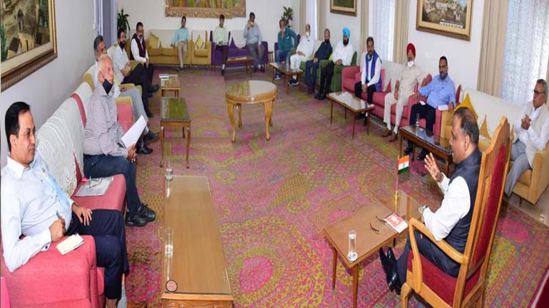 COVID-19: Lt Governor interacts with Traders, representatives of various Associations