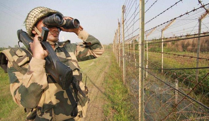 BSF troops restricts entry of Pak drone in Indian Territory in Jammu's Arnia sector