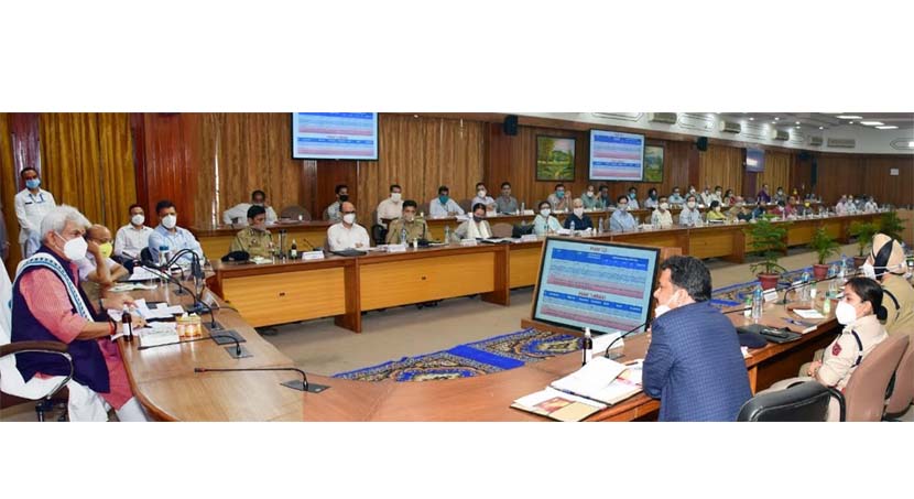 Lt Governor visits Udhampur, reviews developmental activities in the District