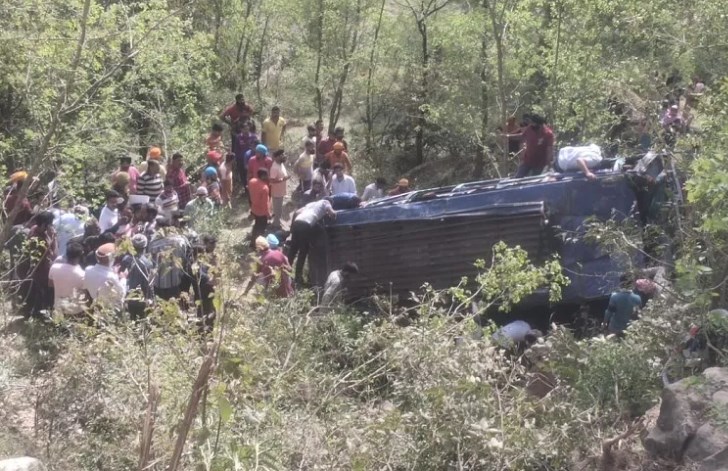 One Killed, 56 Injured As Bus Falls Into Gorge In J&K’s Rajouri
