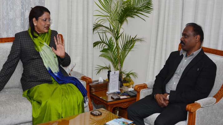 Union MoS for Tribal Affairs meets Lieutenant Governor