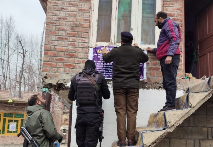 Property of militant associate working with LeT attached in J&K