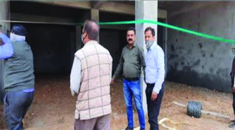 JDA seals two unauthorized constructions at Bhatyari, Tehsil Bishnah