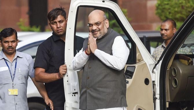 Home Minister Amit Shah reviews situation in Union Territory of Jammu and Kashmir