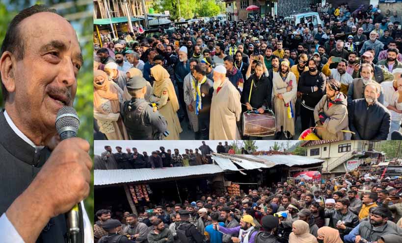 DPAP will represent all, ensure Justice in Parliament: Ghulam Nabi Azad