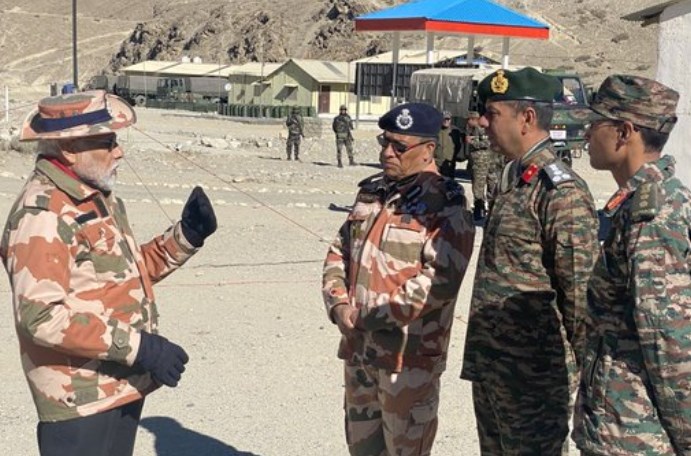 PM Modi at Himachal's Lepcha to Celebrate Diwali with Security Forces