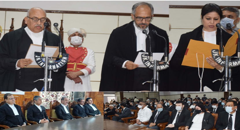 Chief Justice administers oath of office to newly appointed Addl. Judges of High Court