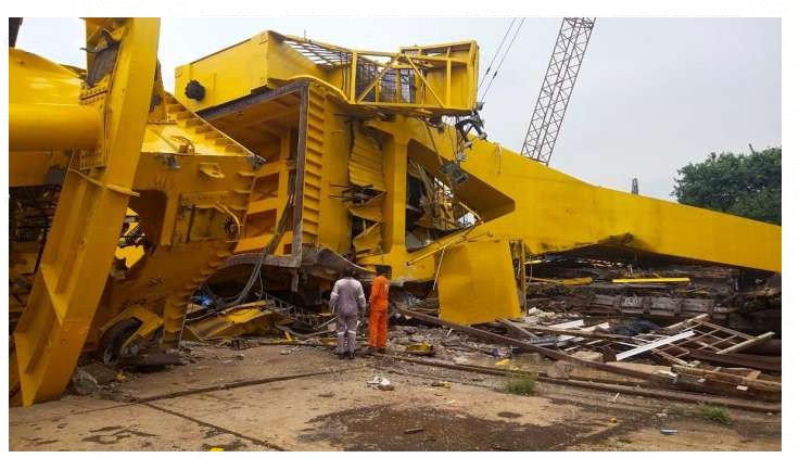 10 dead as crane collapses over construction workers in Visakhapatnam shipyard