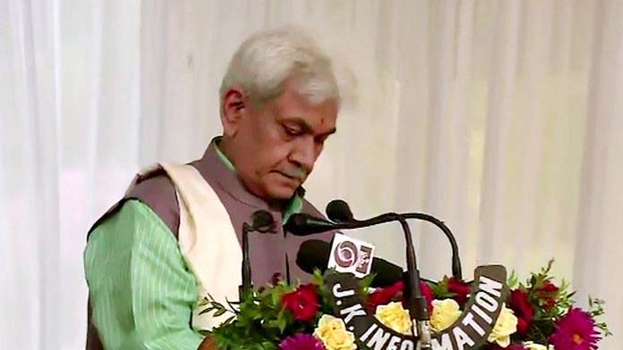 Lt Governor strongly condemns killings of political workers in South Kashmir