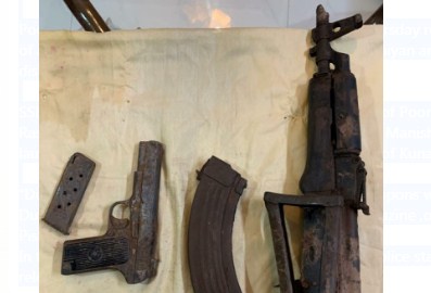 Hideout busted by Poonch Police and Army, arms and ammunition recovered