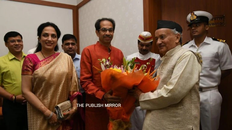 Uddhav Thackeray, wife Rashmi meet Maharashtra Governor Koshyari