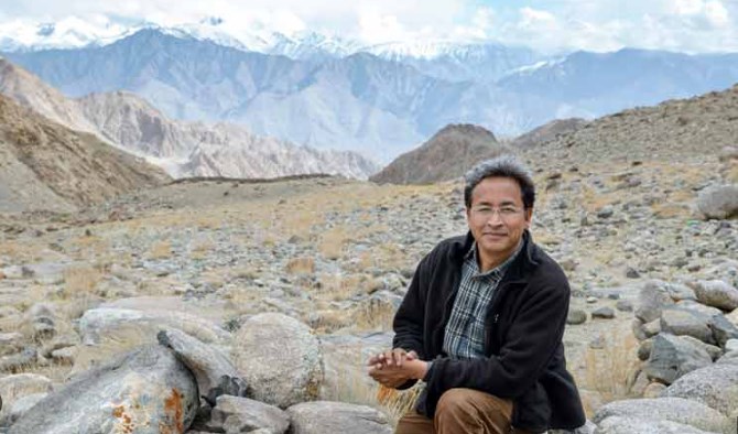 Sonam Wangchuk begins his 7th day ‘climate fast’ in Ladakh 