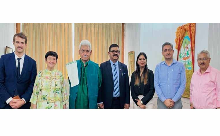 Jammu Kashmir is set on a path of growth that will bring about momentous and historic changes: LG Sinha