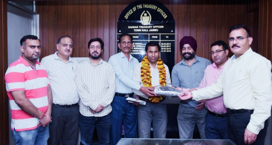 Additional Treasury Officer (Sadder Treasury Jammu) Yash Paul Koushal Superannuated 