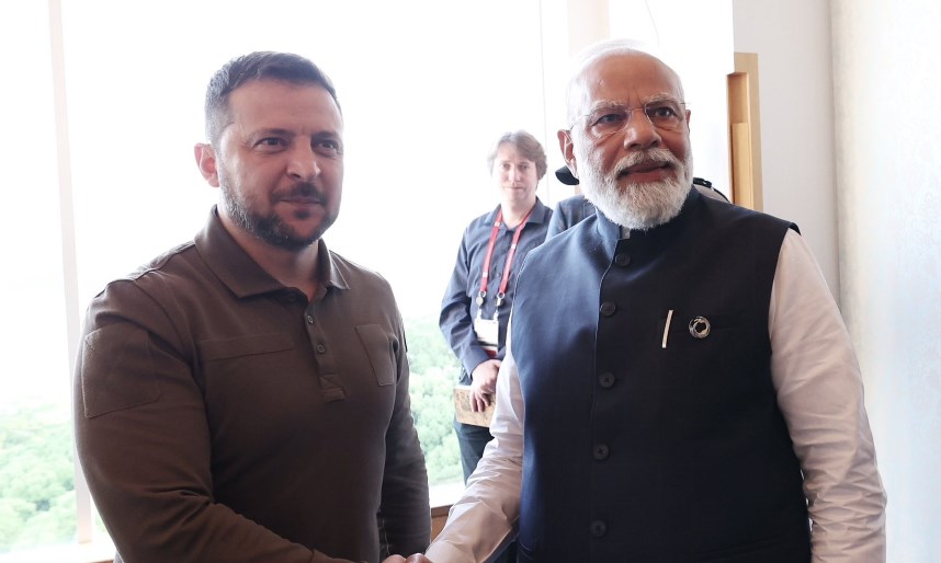 PM Modi meets Volodymyr Zelenskyy, first time since Russia-Ukraine war