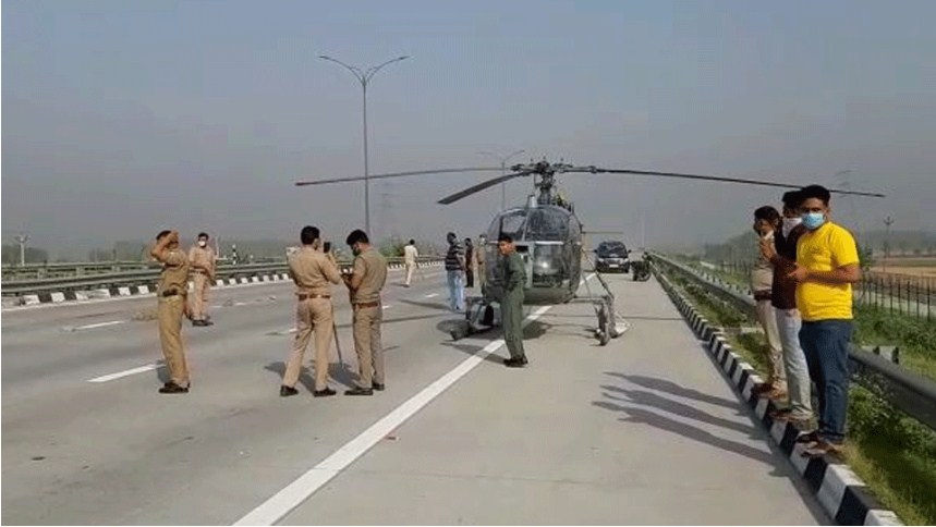 IAF chopper on COVID-19 duty makes emergency landing in UP’s Baghpat