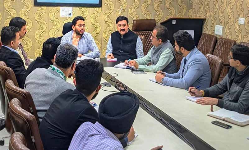 DEO Jammu meets bankers ahead of Lok Sabha Elections