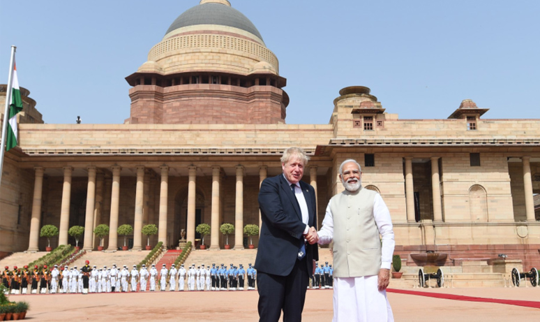 UK's partnership with India beacon in stormy seas: UK PM Boris Johnson
