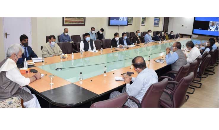 Lt Governor chairs high-level meeting of Administrative Secretaries
