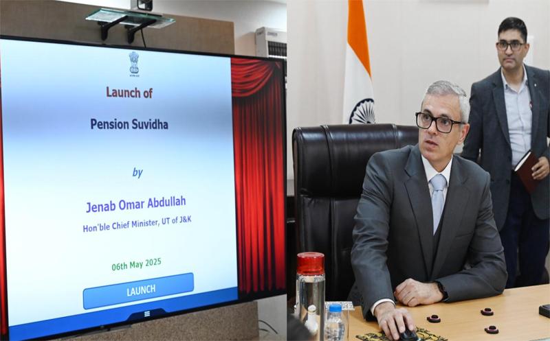 Chief Minister Omar Abdullah launches JK Pension Suvidha portal for retiring employees, pensioners