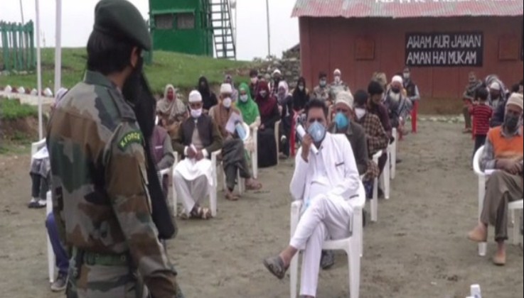 Indian Army conducts COVID-19 awareness programme in Baramulla