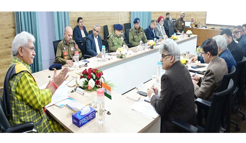 LG Sinha reviews implementation of Three New Criminal Laws in UT of Jammu and Kashmir