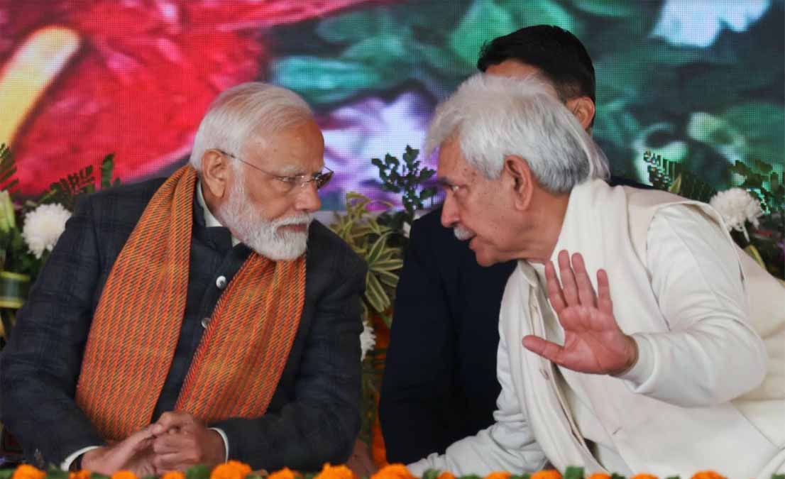 Rapid & inclusive development of J&K has been the top priority of PM Modi since 2014: LG Sinha