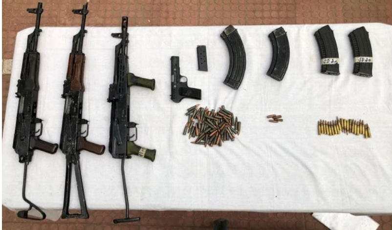 J&K: Terrorist hideout busted near LoC in Poonch; arms including Chinese pistol seized