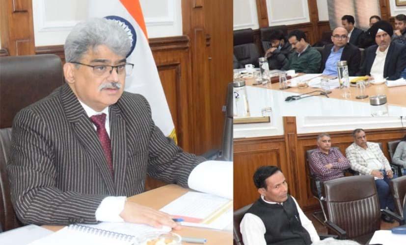 CS reviews progress on BRAP reforms to enhance Ease Of Doing Business in J&K