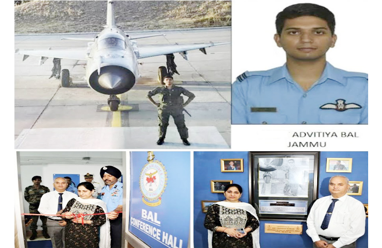 On 90th Air Force Day, Air Force Station Jammu, dedicates Station Conference Hall in the name of ‘Son of the Soil’ Braveheart Flt Lt Advitiya Bal