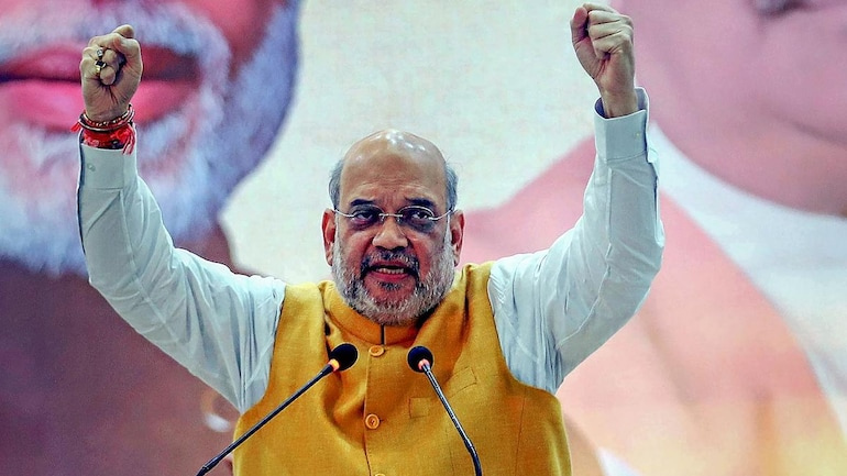 Shah takes swipe at Rahul, says Cong can only practice vote bank, appeasement politics