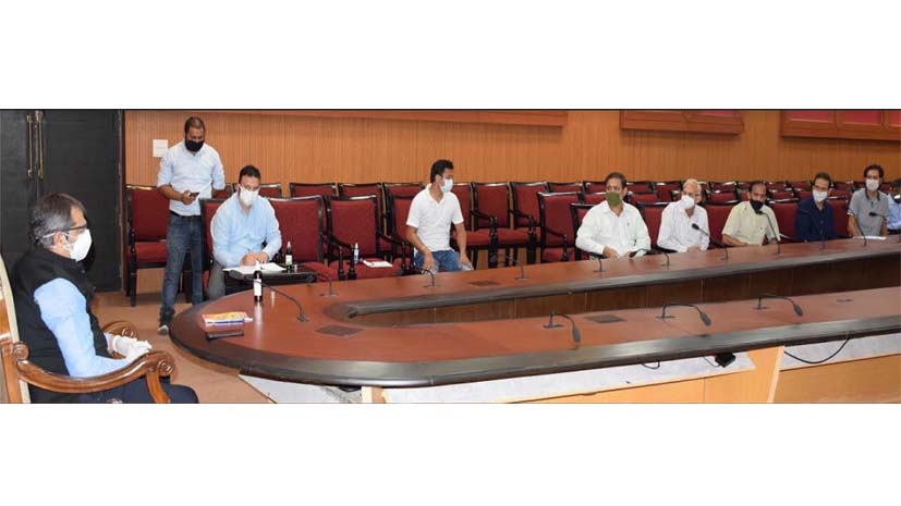 Advisor Baseer Khan listens people’s issues at Jammu