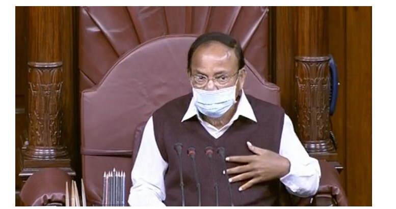 Rajya Sabha adjourned till 11:30 am amid protest by opposition members on new farm laws