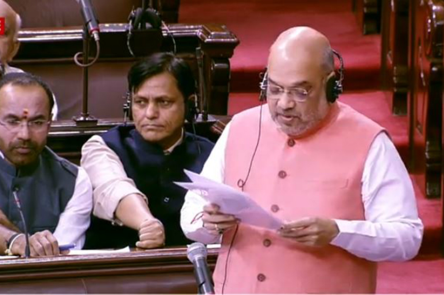 Amit Shah moves resolution in Rajya Sabha to extend President’s rule in J&K,likely to be passed