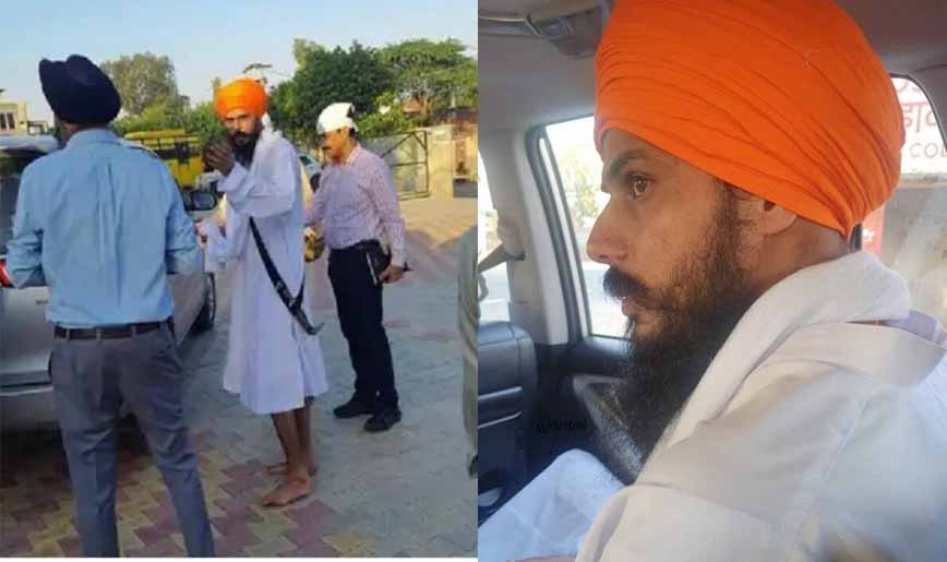 Waris Punjab De chief Amritpal Singh surrenders before Punjab police, arrested in Moga