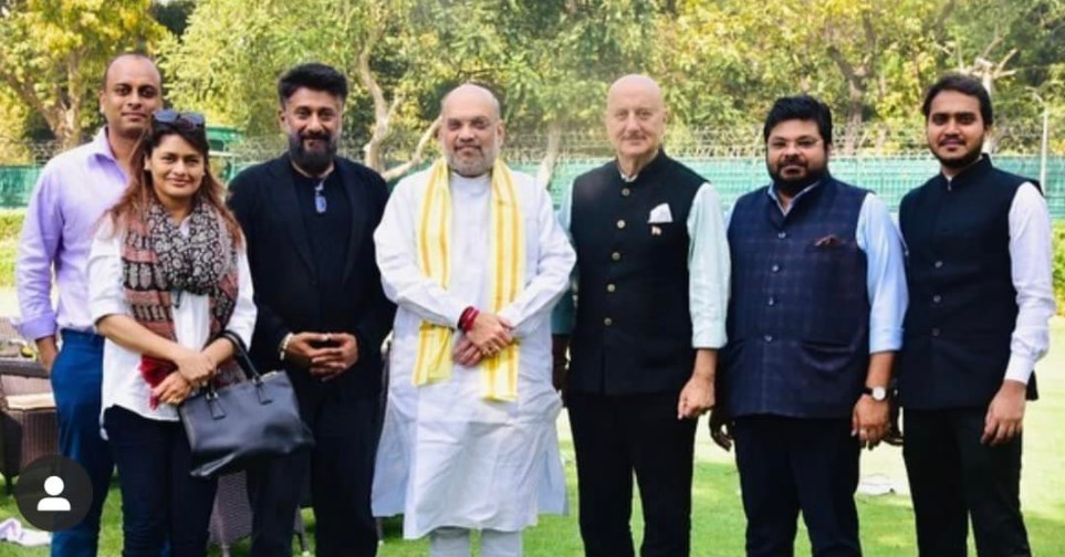 The Kashmir Files team meets Amit Shah in Delhi; Vivek Agnihotri thanks him for his encouraging words