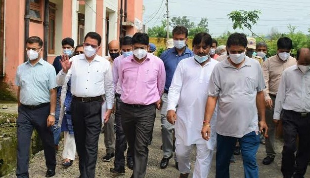 Div Com visits Jagti Township, listens to grievances of residents