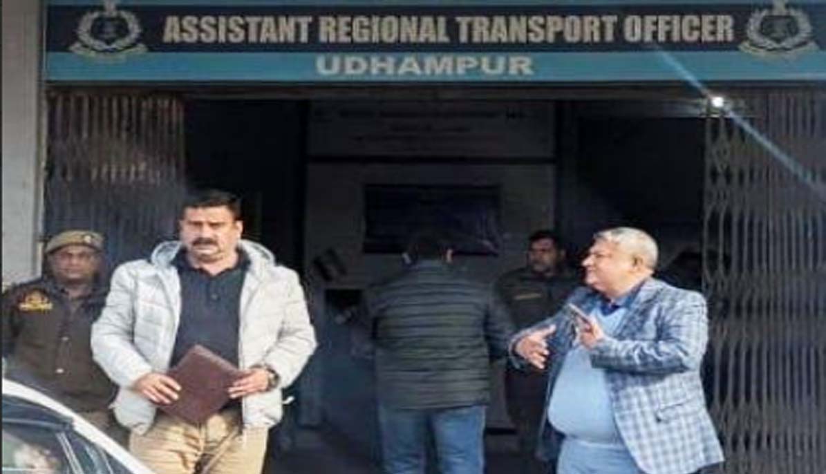 Transport Commissioner visits ARTO Office Udhampur