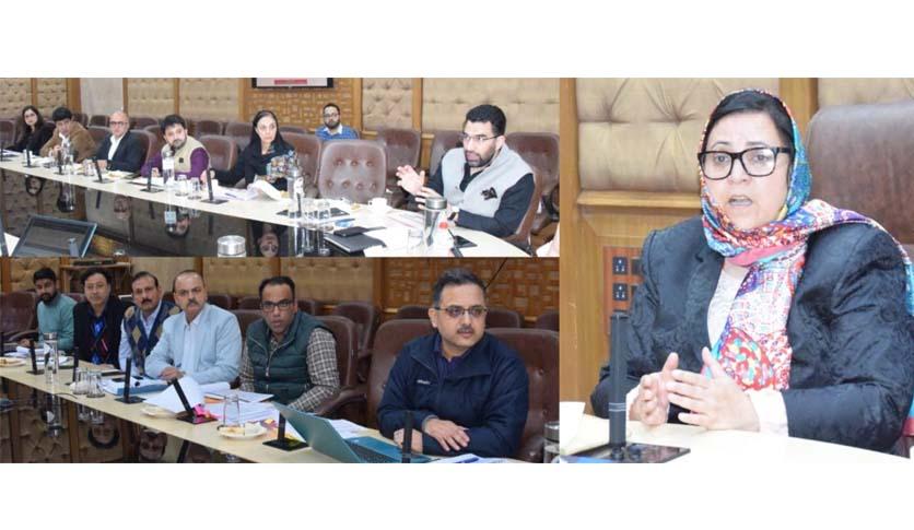 Sakeena Itoo reviews performance, functioning of JKMSCL