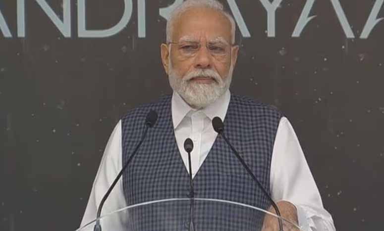 PM Modi greets ISRO scientists, declares August 23 as National Space Day