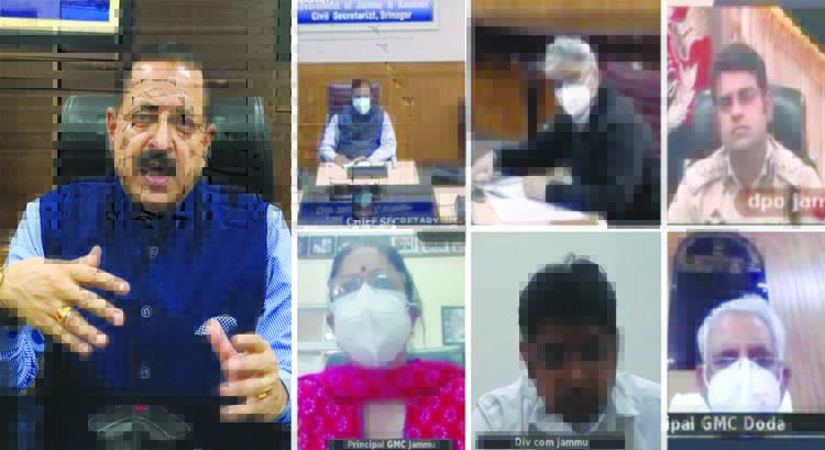 Dr Jitendra Singh calls for audit of oxygen cylinders and ventilators in GMC Jammu