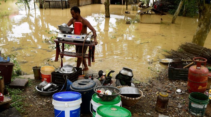 Assam flood situation improves; 174 dead so far, 22.17 lakh remain affected