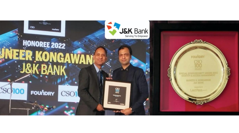 J&K Bank bags 2 awards for robust information-security