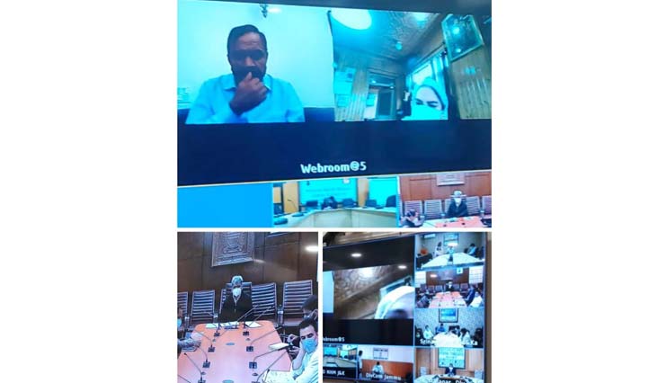 Advisor Bhatnagar chairs high level meet on establishment of DRDO Hospitals at twin cities of Jammu/Srinagar