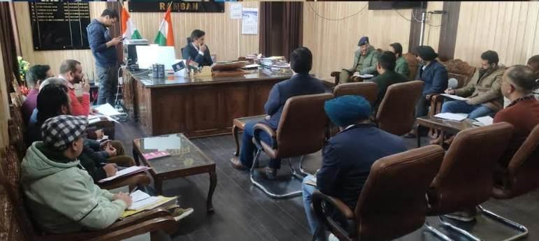 DC Ramban discusses preparations for Shri Amarnath Ji Yatra -2025