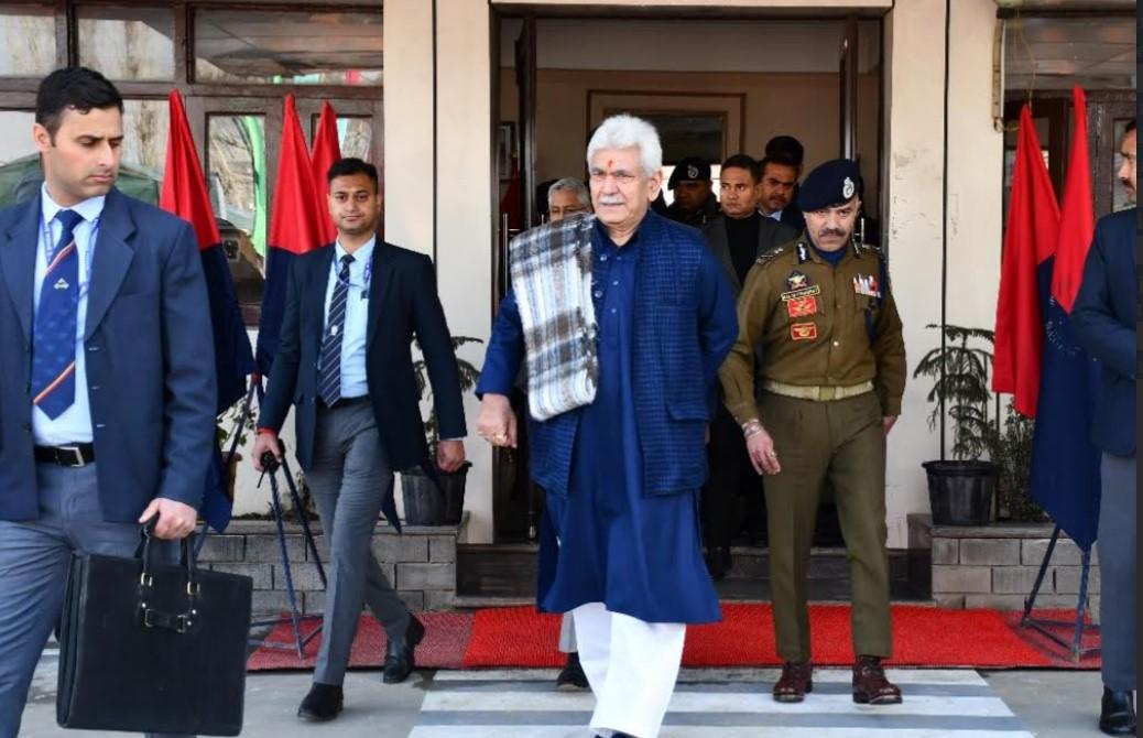 Lieutenant Governor chairs high-level meeting in Srinagar to review security scenario in Kashmir Valley