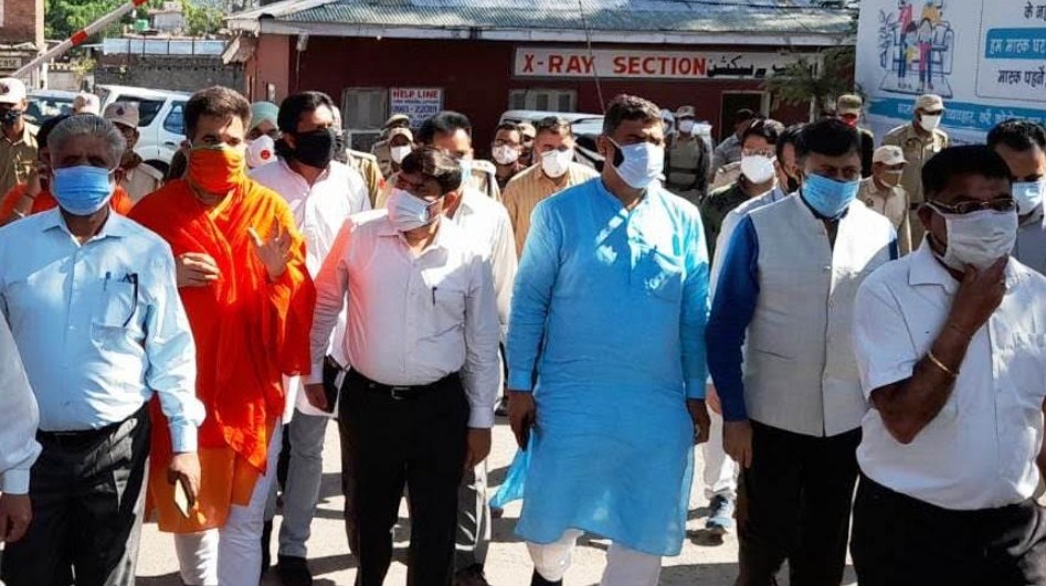 Jugal, Raina, Vibodh visited Rajouri-Poonch Hospitals