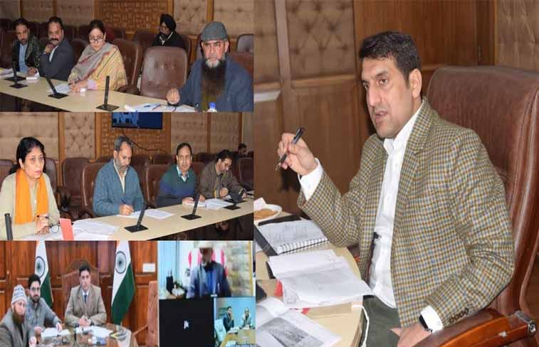 Aijaz Asad reviews construction of Helipads in Gurez, Kishtwar, hilly districts